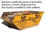 Kontner szllts Kerepesen s krnykn - 