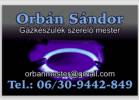 Orbn Sndor gzkszlk szerel, zembe helyez mester. - 